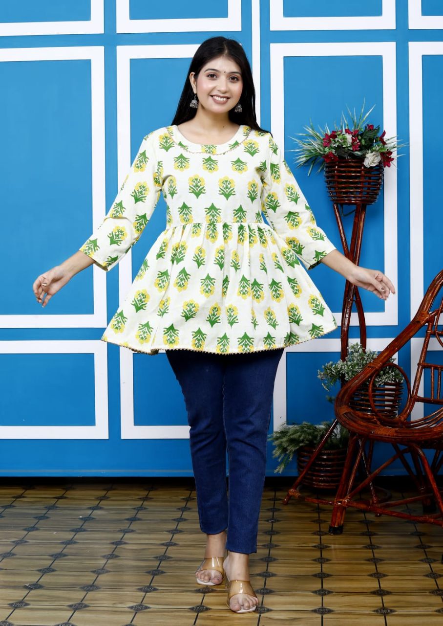 HEAVY JAIPURI COTTON TUNICS